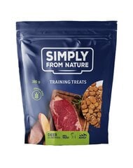 Simply from nature training treats ar brieža gaļu, 3x300 g cena un informācija | Gardumi suņiem | 220.lv