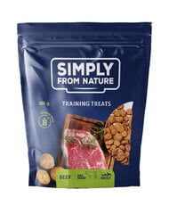 Simply from nature training treats ar liellopu gaļu, 3x300 g cena un informācija | Gardumi suņiem | 220.lv