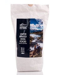 Simply from nature Oven Baked ar samiem, 2x1,2 kg cena un informācija | Sausā barība suņiem | 220.lv