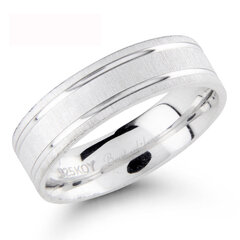 Обручальное кольцо, 5,5 мм цена и информация | Мужские украшения | 220.lv
