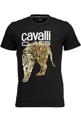 рубашка cavalli class qxt061ijd060 QXT061IJD060_37D516B_NERO05051_2XL цена и информация | Мужские футболки | 220.lv