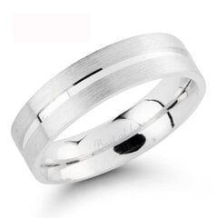 Серебряное  обручальное кольцо 5 мм цена и информация | Мужские украшения | 220.lv