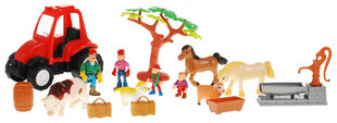 Bērnu ferma ar dzīvniekiem un traktoru cena un informācija | Rotaļlietas zēniem | 220.lv