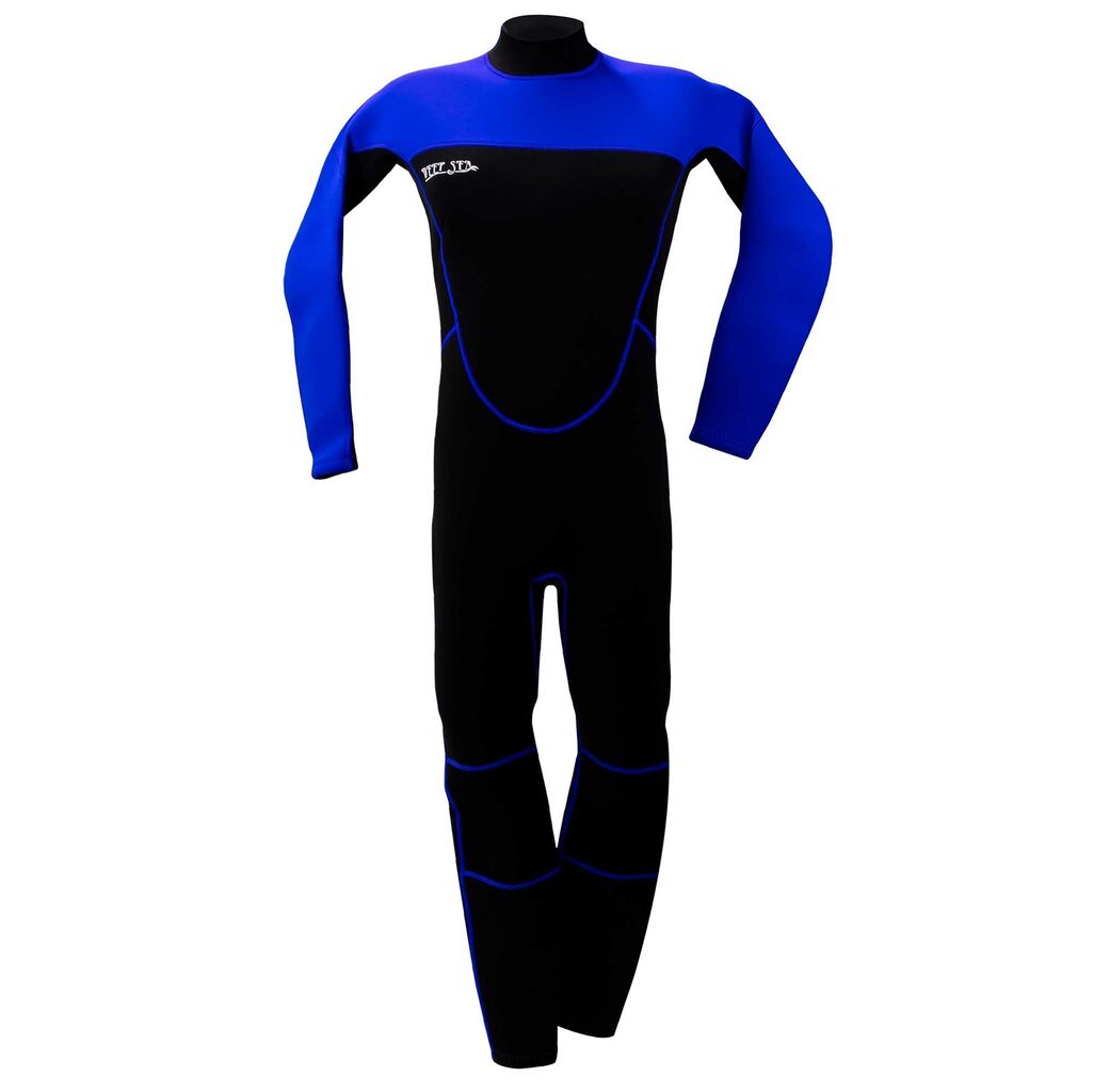 Hidrotērps vīriešiem, melns/zils cena un informācija | Hidrotērpi | 220.lv