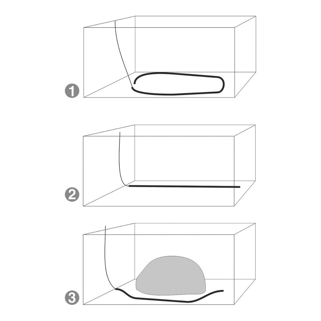 Izliekta ventilācijas sistēma Happet, 75 cm cena un informācija | Akvārija augi, dekori | 220.lv