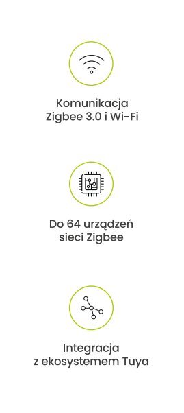 Gise, WiFi vārteja, Zigbee Tuya GGT-ZB цена и информация | Drošības sistēmas, kontrolieri | 220.lv