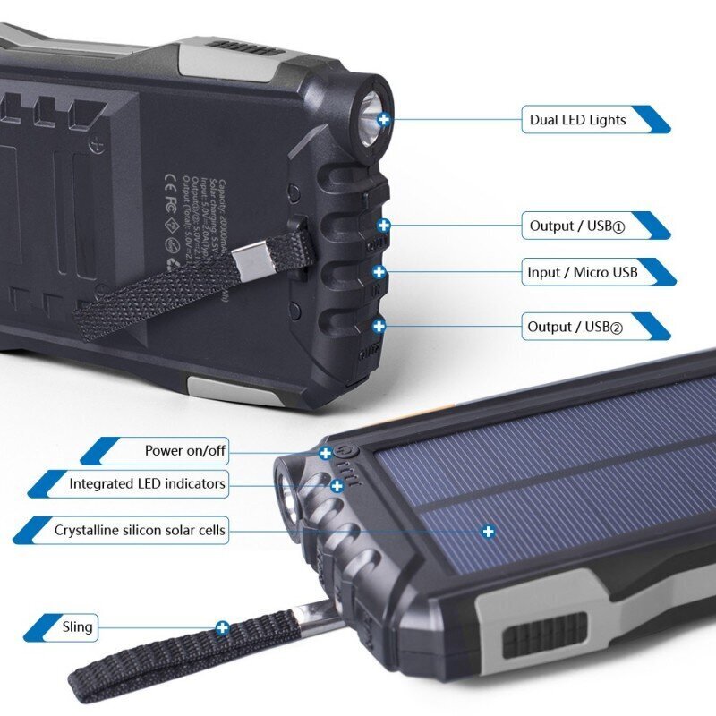 Denver 117140100030 20000mAh cena un informācija | Lādētāji-akumulatori (Power bank) | 220.lv