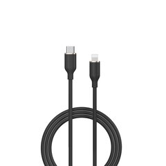 Devia cable Jelly USB-C - USB-C 1,2 m 60W black цена и информация | Кабели для телефонов | 220.lv