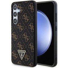 Guess GUHCS24LPG4GPK S24 Ultra S928 czarny|black hardcase 4G Triangle цена и информация | Чехлы для телефонов | 220.lv