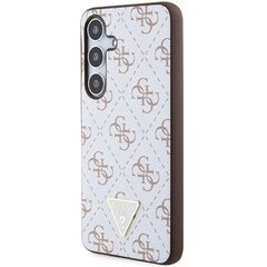 Guess GUHCS24SPG4GPH S24 S921 biały|white hardcase 4G Triangle цена и информация | Чехлы для телефонов | 220.lv