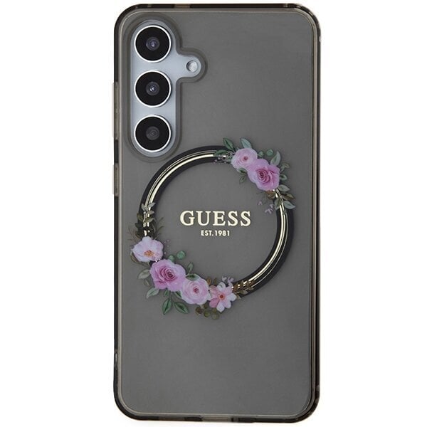 Guess IML Flowers Wreath Mag Hardcase cena un informācija | Telefonu vāciņi, maciņi | 220.lv