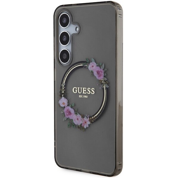 Guess IML Flowers Wreath Mag Hardcase cena un informācija | Telefonu vāciņi, maciņi | 220.lv