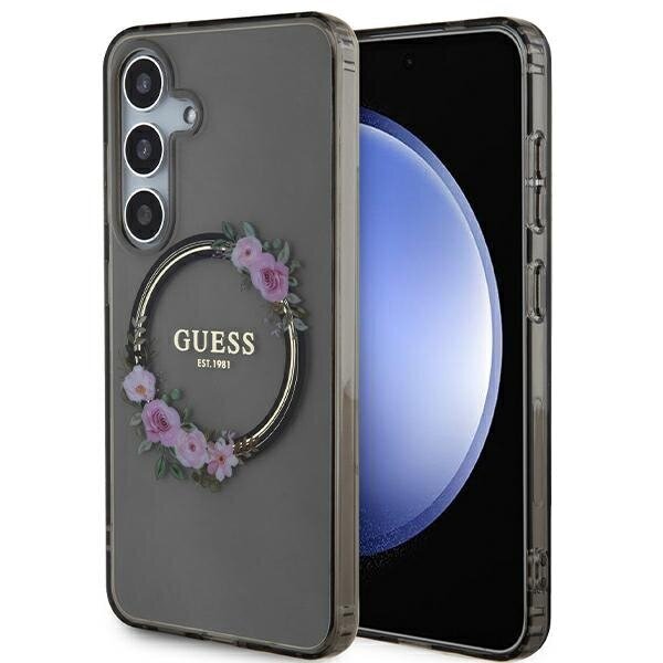 Guess IML Flowers Wreath Mag Hardcase cena un informācija | Telefonu vāciņi, maciņi | 220.lv