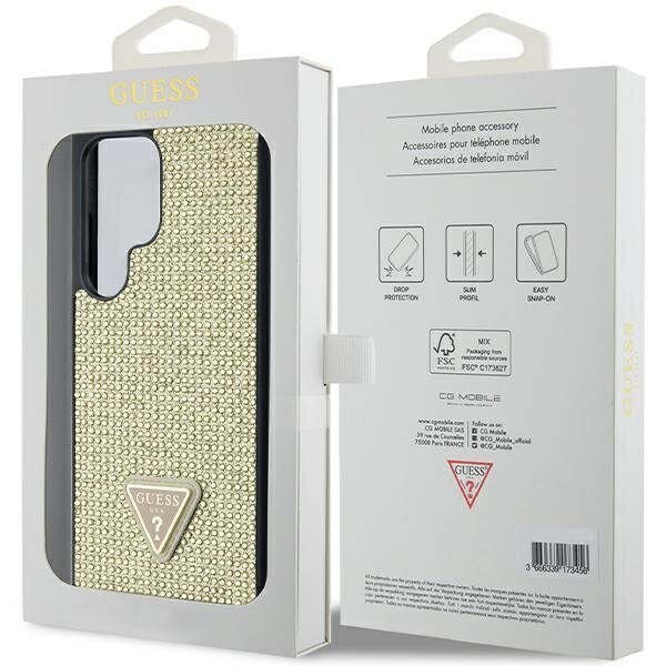 Guess Rhinestone Triangle Hardcase cena un informācija | Telefonu vāciņi, maciņi | 220.lv