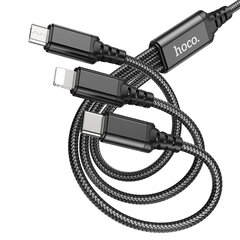 Hoco 3in1 X76 цена и информация | Кабели для телефонов | 220.lv