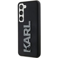 Karl Lagerfeld KLHCS23M3DMBKCK S23+ S916 czarny|black hardcase 3D Rubber Glitter Logo цена и информация | Чехлы для телефонов | 220.lv