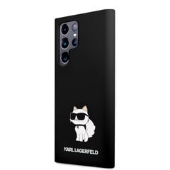 Karl Lagerfeld Liquid Silicone Choupette NFT Case for Samsung Galaxy S24 Ultra Black цена и информация | Чехлы для телефонов | 220.lv