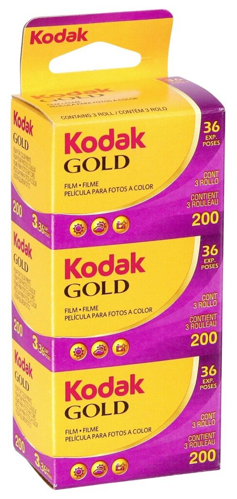 Kodak Gold 200/36x3 cena un informācija | Citi piederumi fotokamerām | 220.lv