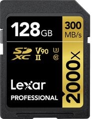 Lexar SDHC/SDXC 128GB cena un informācija | Atmiņas kartes fotokamerām | 220.lv