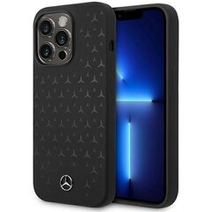 Mercedes MEHMP15LSIPBK iPhone 15 Pro 6.1" czarny|black hardcase Silicone Stars Pattern MagSafe цена и информация | Чехлы для телефонов | 220.lv