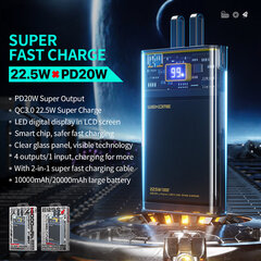 Wekome WP-325 Vanguard 20000 mAh цена и информация | Зарядные устройства Power bank | 220.lv