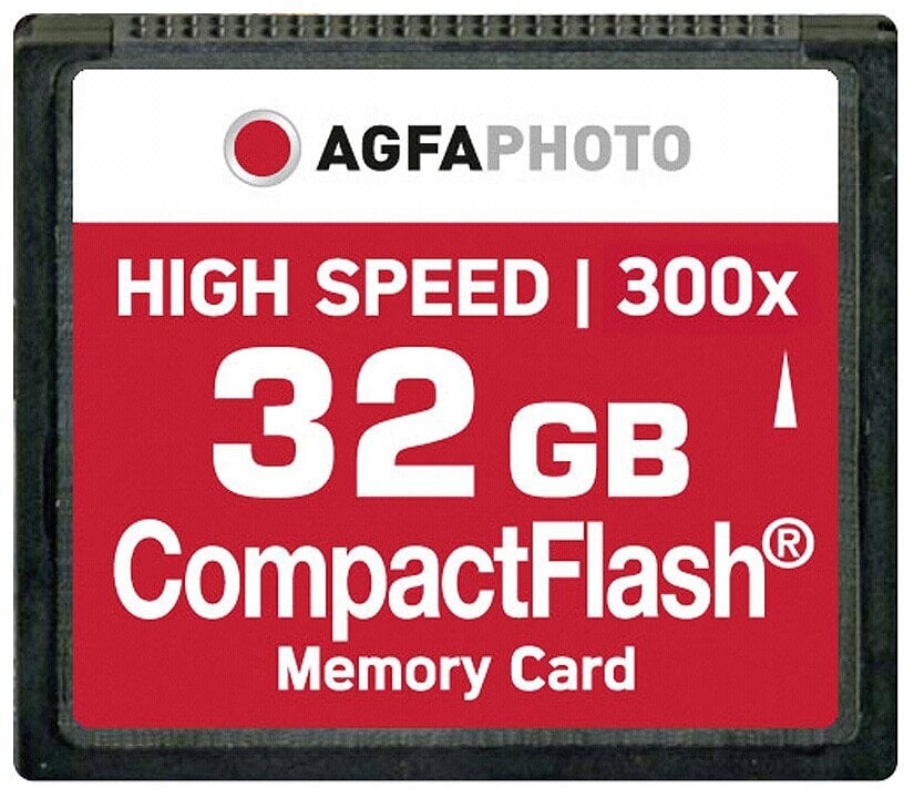 AgfaPhoto Compact Flash 32GB cena un informācija | Atmiņas kartes mobilajiem telefoniem | 220.lv