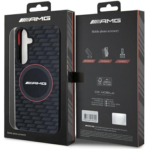 AMG Silicone Carbon Pattern Mag Hardcase cena un informācija | Telefonu vāciņi, maciņi | 220.lv