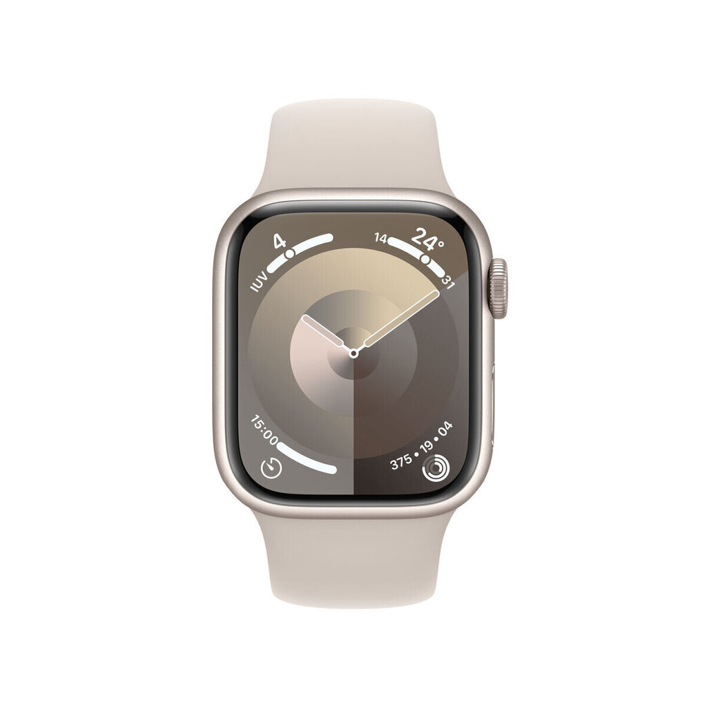 Apple Watch Series 9 MR8T3QL/A Starlight cena un informācija | Viedpulksteņi (smartwatch) | 220.lv