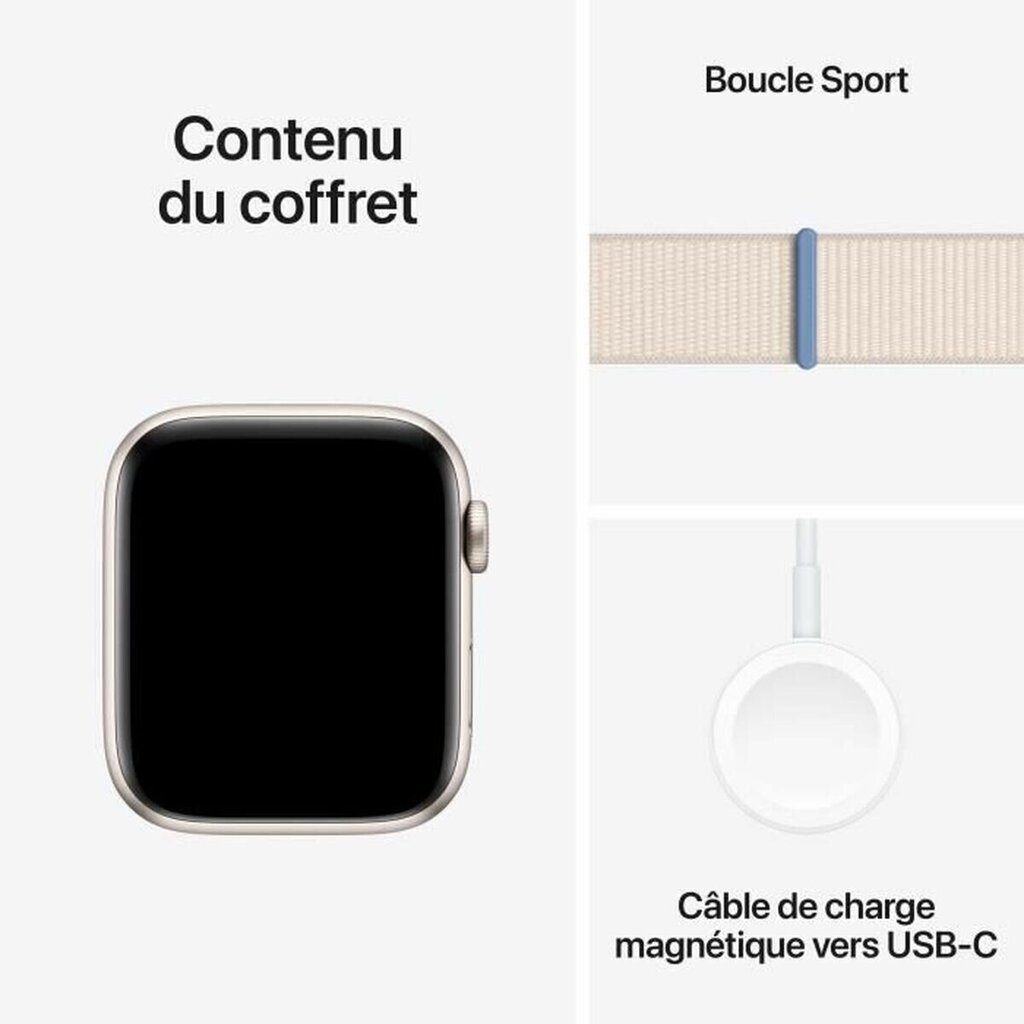 Apple Watch SE MRE63QF/A Starlight цена и информация | Viedpulksteņi (smartwatch) | 220.lv