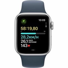 Apple Watch SE 40mm Sport Band Silver/Storm Blue cena un informācija | Viedpulksteņi (smartwatch) | 220.lv