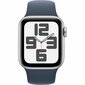 Apple Watch SE 40mm Sport Band Silver/Storm Blue cena un informācija | Viedpulksteņi (smartwatch) | 220.lv