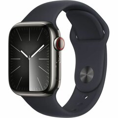 Apple Watch Series 9 41mm Graphite Stainless Steel/Midnight Sport Band cena un informācija | Viedpulksteņi (smartwatch) | 220.lv