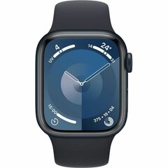 Apple Watch Series 9 41mm Midnight Aluminum/Midnight Sport Band цена и информация | Смарт-часы (smartwatch) | 220.lv