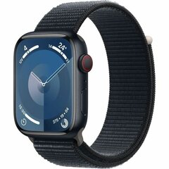 Apple Watch Series 9 41mm Midnight Aluminum/Midnight Sport Loop cena un informācija | Viedpulksteņi (smartwatch) | 220.lv