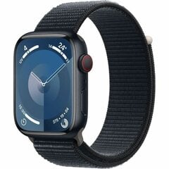 Apple Watch Series 9 GPS 41mm Midnight Aluminium Case with Midnight Sport Loop MR8Y3ET/A цена и информация | Смарт-часы (smartwatch) | 220.lv