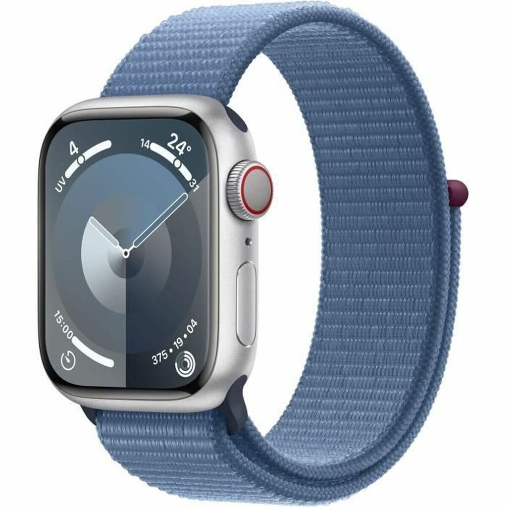 Apple Watch Series 9 41mm Silver Aluminum/Winter Blue Sport Loop cena un informācija | Viedpulksteņi (smartwatch) | 220.lv