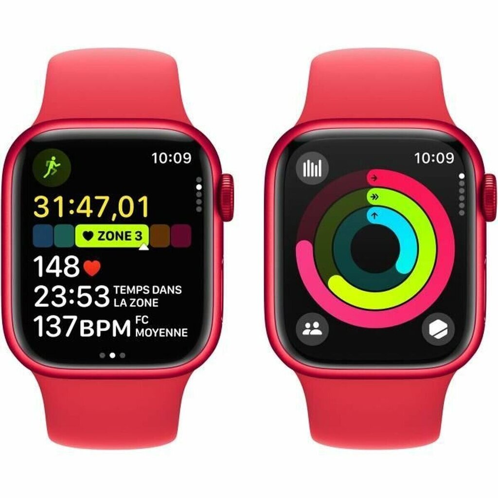 Apple Watch Series 9 41mm Red Aluminum/Red Sport Band cena un informācija | Viedpulksteņi (smartwatch) | 220.lv