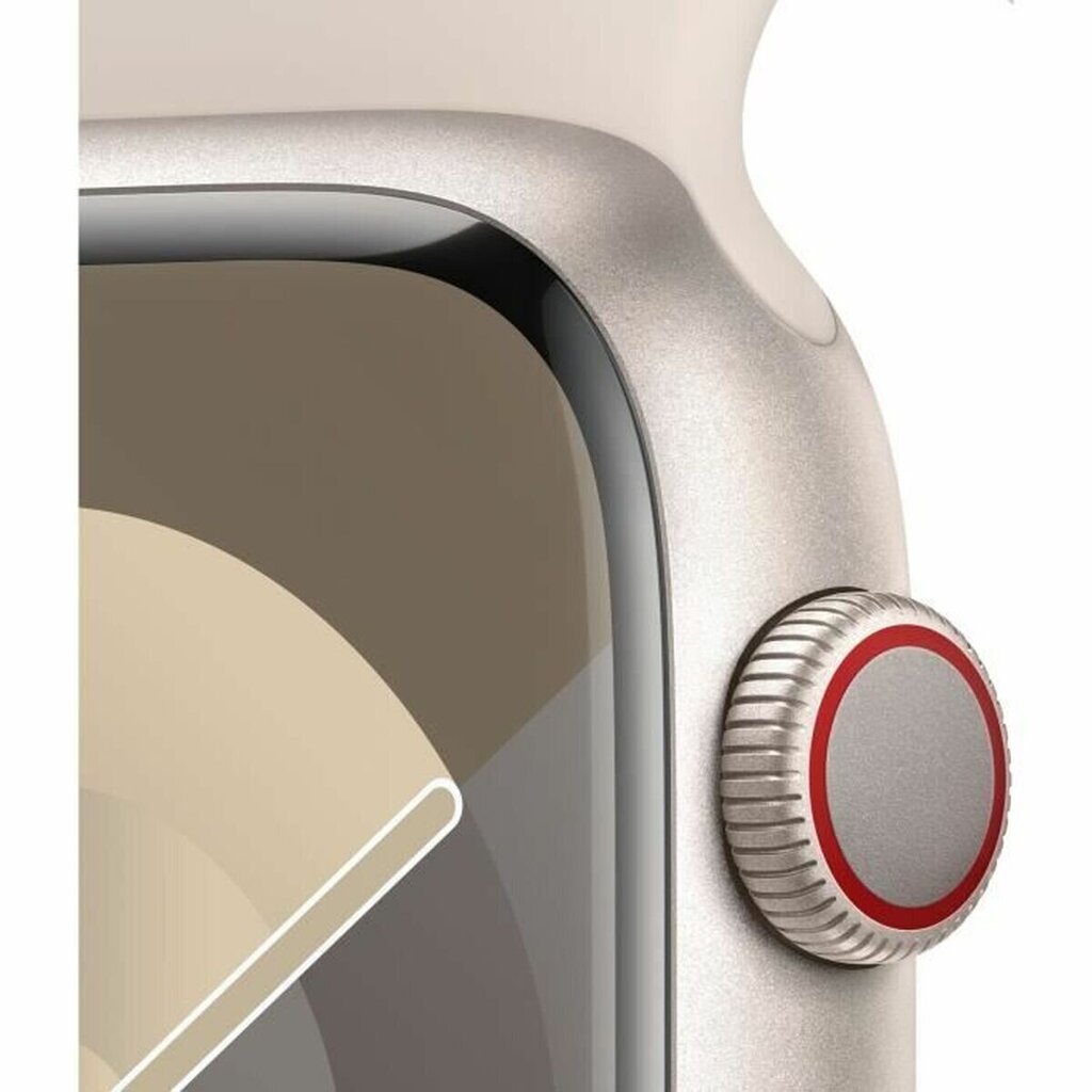 Apple Watch Series 9 45mm Starlight Aluminum/Starlight Sport Band цена и информация | Viedpulksteņi (smartwatch) | 220.lv