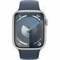 Apple Watch Series 9 45mm Silver Aluminum/Storm Blue Sport Band цена и информация | Viedpulksteņi (smartwatch) | 220.lv