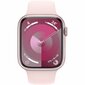 Apple Watch Series 9 45mm Pink Aluminum/Light Pink Sport Band cena un informācija | Viedpulksteņi (smartwatch) | 220.lv