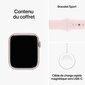 Apple Watch Series 9 45mm Pink Aluminum/Light Pink Sport Band cena un informācija | Viedpulksteņi (smartwatch) | 220.lv