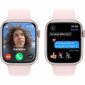 Apple Watch Series 9 45mm Pink Aluminum/Light Pink Sport Band cena un informācija | Viedpulksteņi (smartwatch) | 220.lv