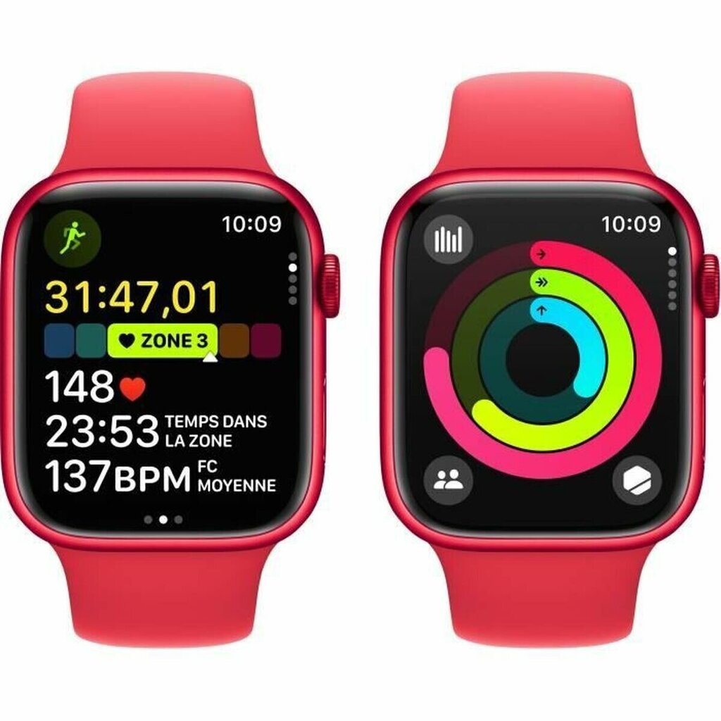 Apple Watch Series 9 45mm Red Aluminum Case/Red Sport Band cena un informācija | Viedpulksteņi (smartwatch) | 220.lv