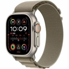 Apple Watch Ultra 2 GPS + Cellular, 49mm Titanium Case with Olive Alpine Loop - Large MRF03EL/A цена и информация | Смарт-часы (smartwatch) | 220.lv