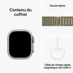 Apple Watch Ultra 2 Olive Alpine Loop cena un informācija | Viedpulksteņi (smartwatch) | 220.lv