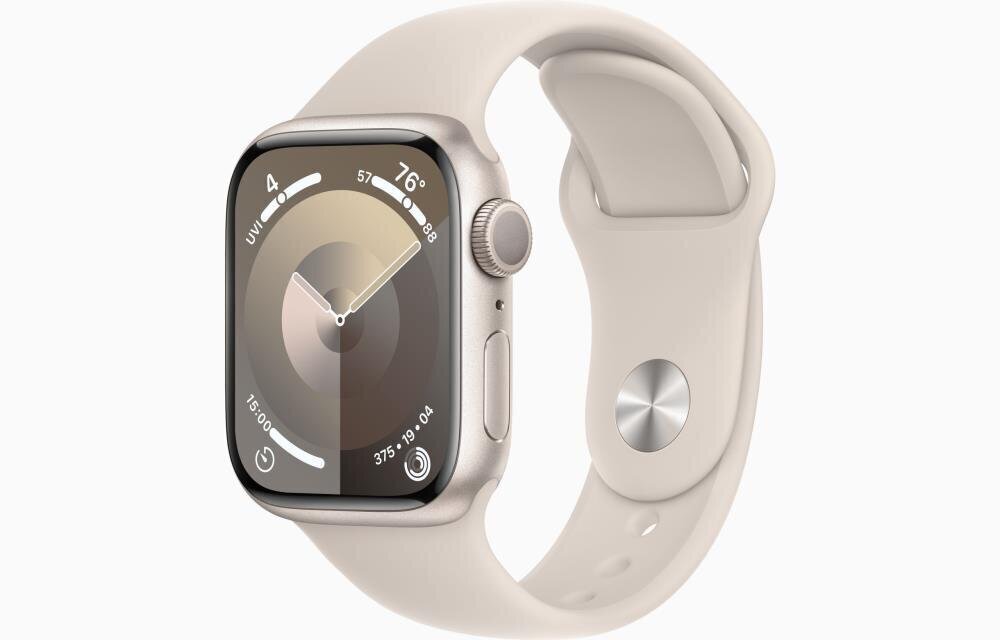 Apple Watch S9 41mm Starlight cena un informācija | Viedpulksteņi (smartwatch) | 220.lv