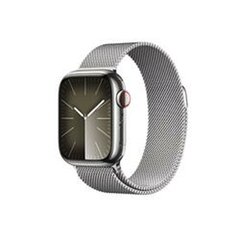Apple Watch Series 9 45mm Silver Stainless Steel/Silver Milanese Loop цена и информация | Смарт-часы (smartwatch) | 220.lv