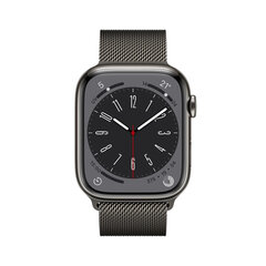 Apple Watch Series 8 45 mm black S7818356 цена и информация | Смарт-часы (smartwatch) | 220.lv