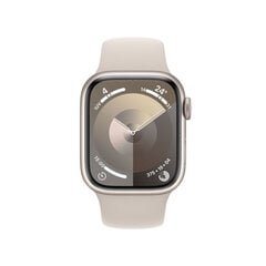 Apple Watch Series 9 41mm Starlight Aluminum/Starlight Sport Band cena un informācija | Viedpulksteņi (smartwatch) | 220.lv