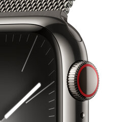 Apple Watch Series 9 41mm Graphite Stainless Steel/Graphite Milanese Loop cena un informācija | Viedpulksteņi (smartwatch) | 220.lv